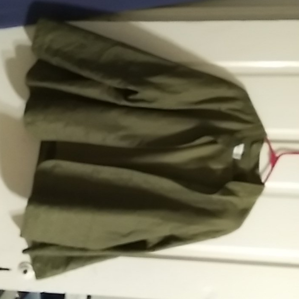 Pair of green pants with jacket ladies